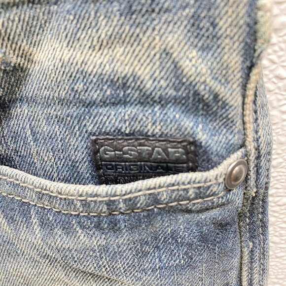 G-Star Men’s “Lenny” Bootcut Denim Jeans – Faded Blue - Picture 9 of 14